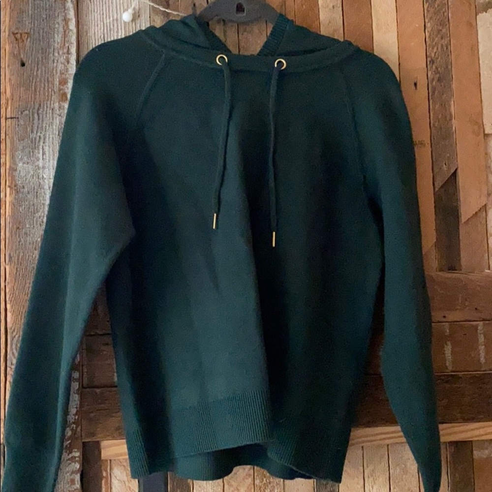 Green sweater hoodie